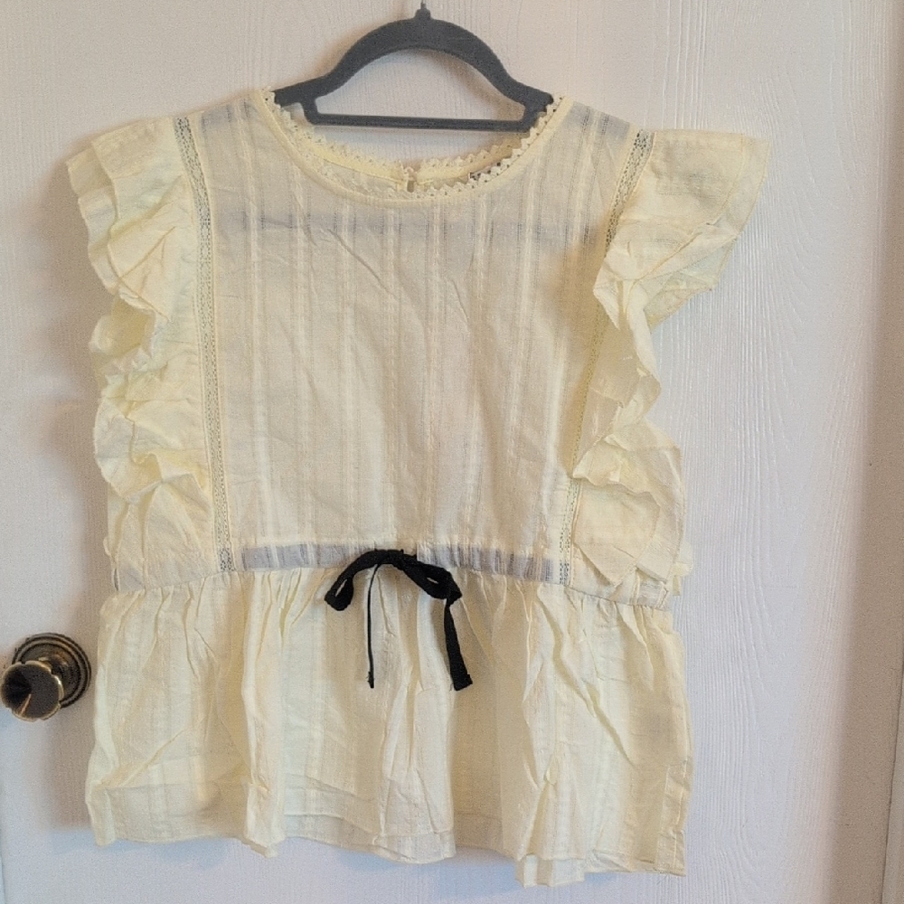 Griffin Paris Blouse 100% Cotton Size M - Picture 2 of 8